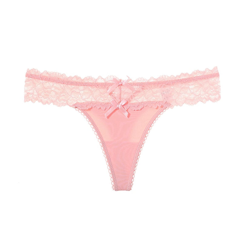 String taille basse en dentelle - Dentelle-Avenue