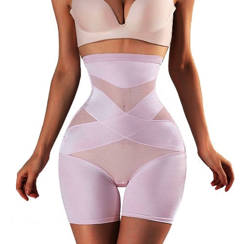 Boyshort amincissant taille-haute - Dentelle-Avenue