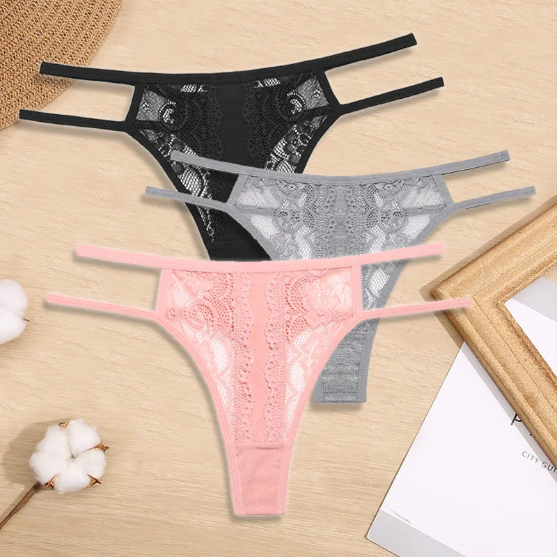 Lot de bikini en dentelle taille basse - Dentelle-Avenue