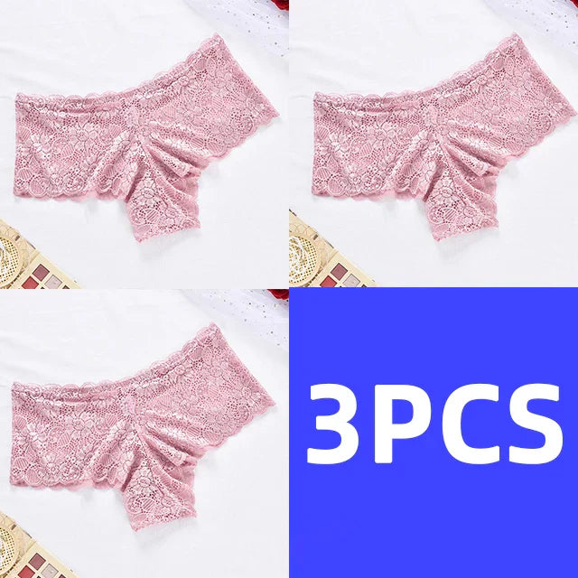 Lot de culotte dentelle taille haute - Dentelle-Avenue