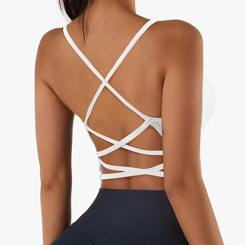 Brassière push-up à dos croisé - Dentelle-Avenue