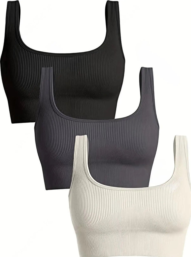 Lot de brassière de yoga x3 - Dentelle-Avenue