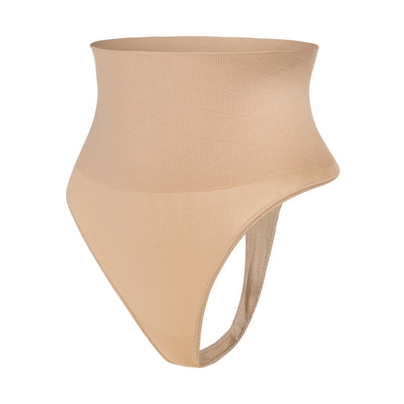 Tanga taille-haute amincissant - Dentelle-Avenue