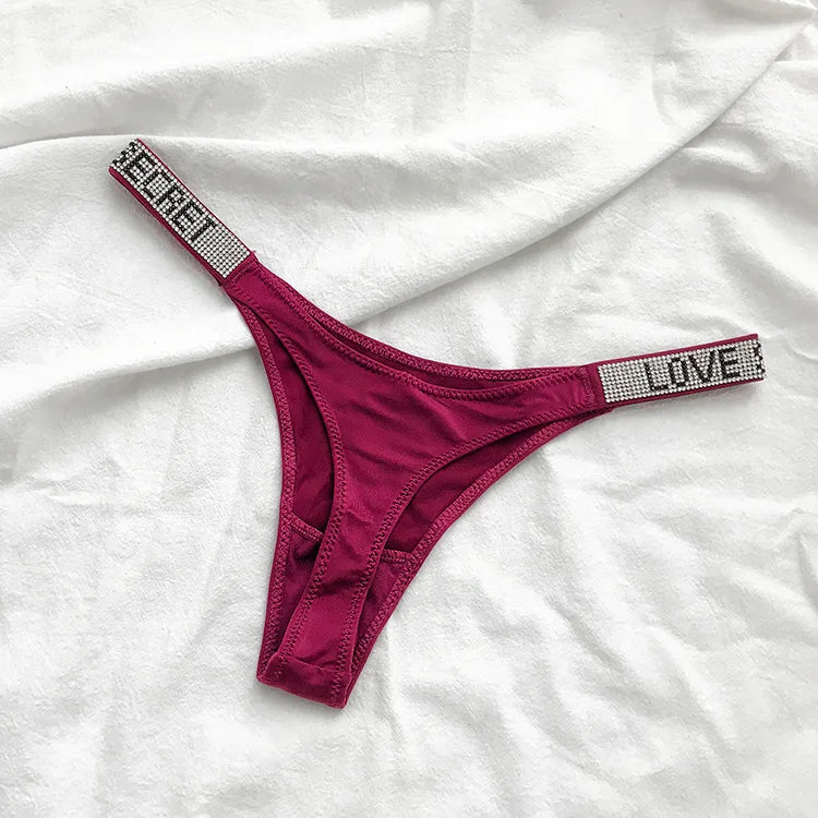 String avec lanière imprimé - Dentelle-Avenue