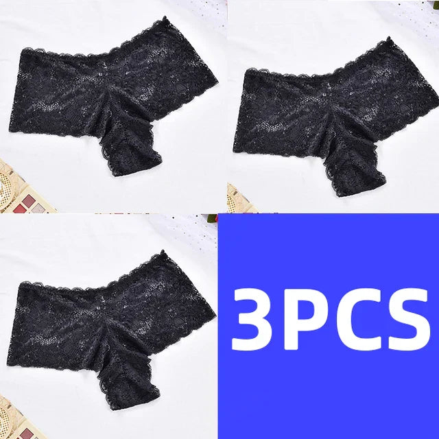 Lot de culotte dentelle taille haute - Dentelle-Avenue