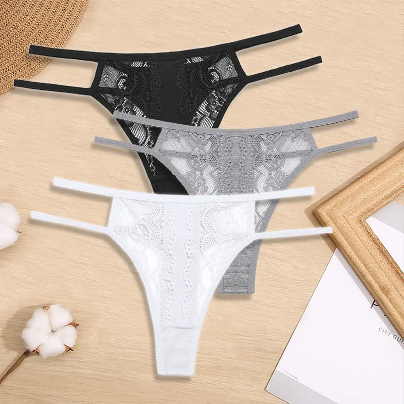 Lot de bikini en dentelle taille basse - Dentelle-Avenue