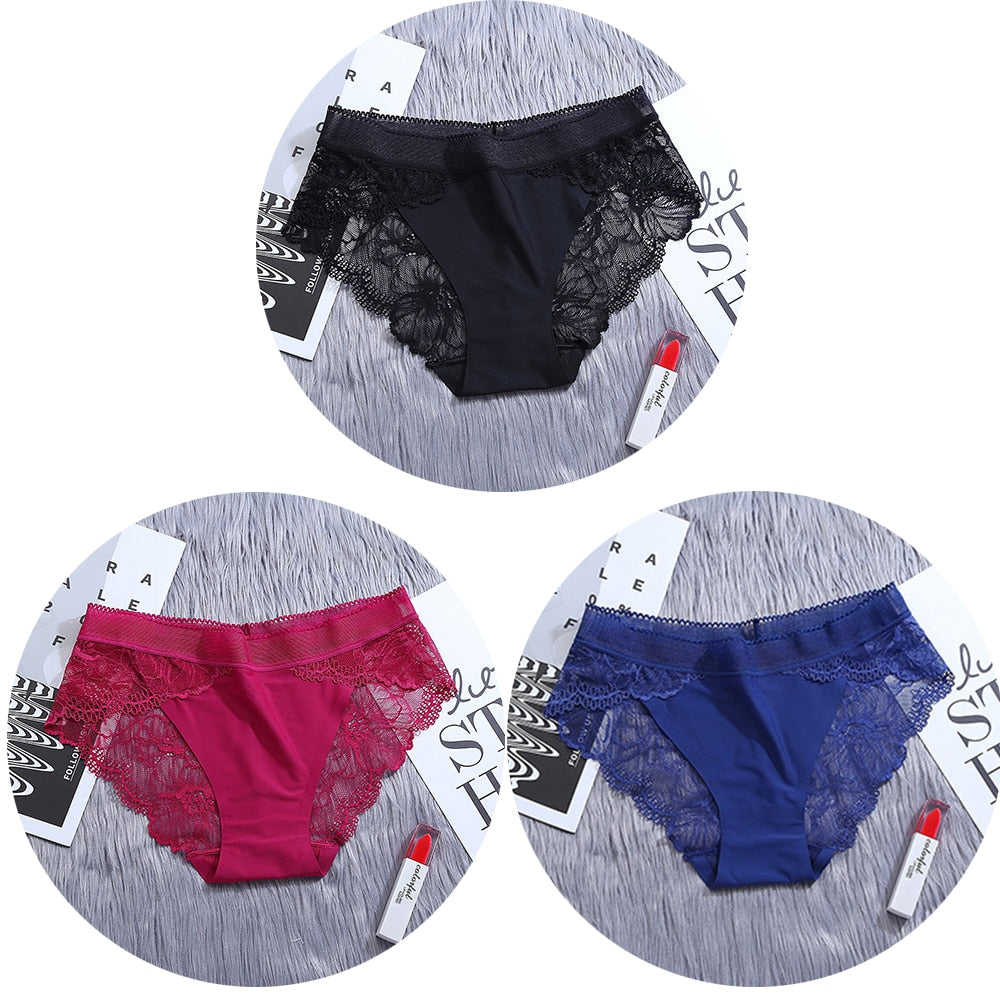 Lot de Culotte nylon et dentelle - Dentelle-Avenue