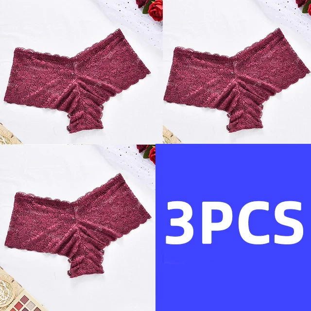 Lot de culotte dentelle taille haute - Dentelle-Avenue