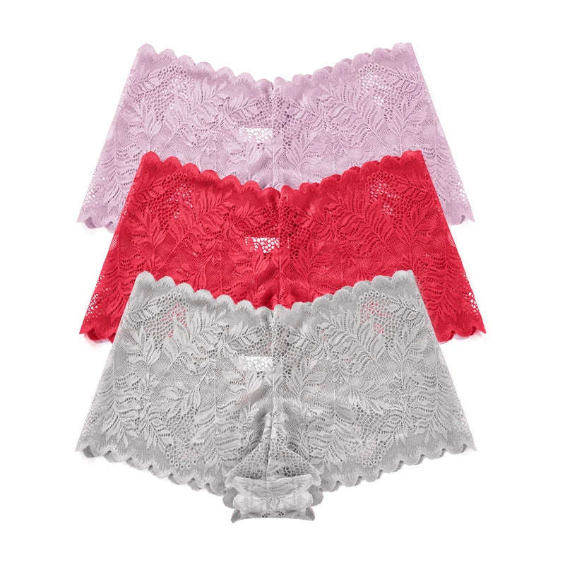 Lot de culottes en dentelle 3 pièces - Dentelle-Avenue