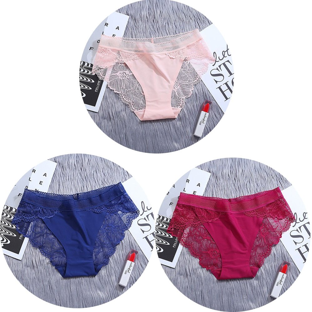 Lot de Culotte nylon et dentelle - Dentelle-Avenue