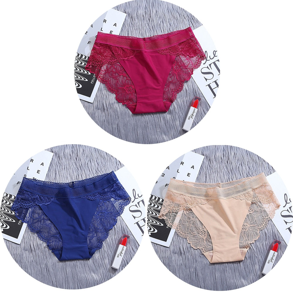 Lot de Culotte nylon et dentelle - Dentelle-Avenue