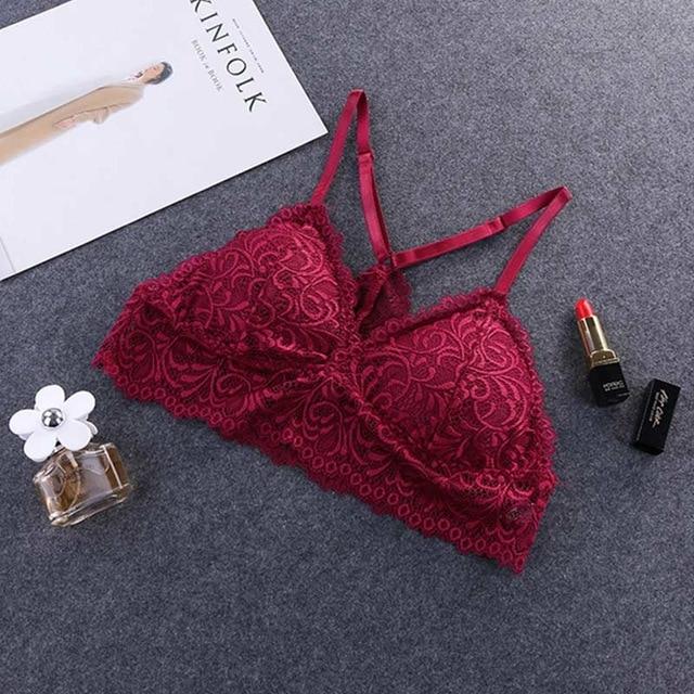 Bralette nylon et dentelle - Dentelle-Avenue